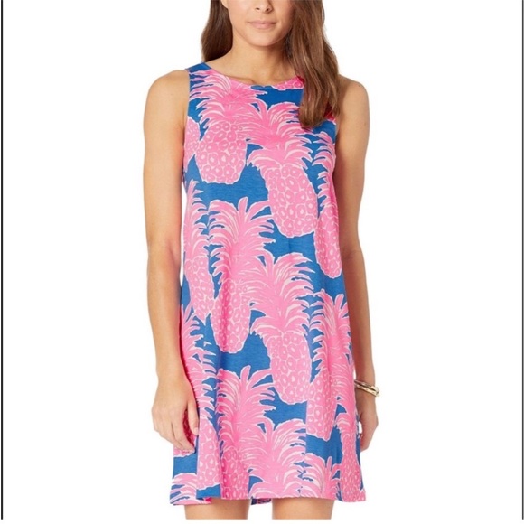 Lilly Pulitzer Dresses & Skirts - Lilly Pulitzer Kristen Swing Dress SZ S Blue Haven Little Flamenco
